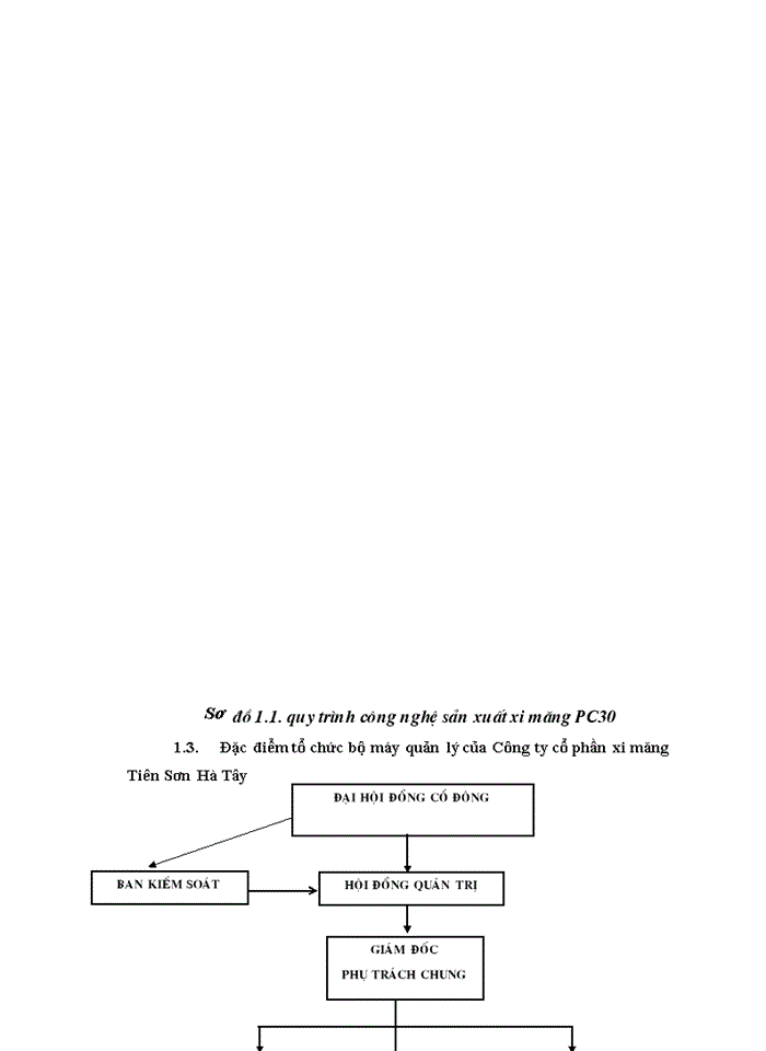 image for page Đặc điểm tổ chức bộ máy kế toán của Công ty cổ phần xi măng Tiên Sơn Hà Tây.