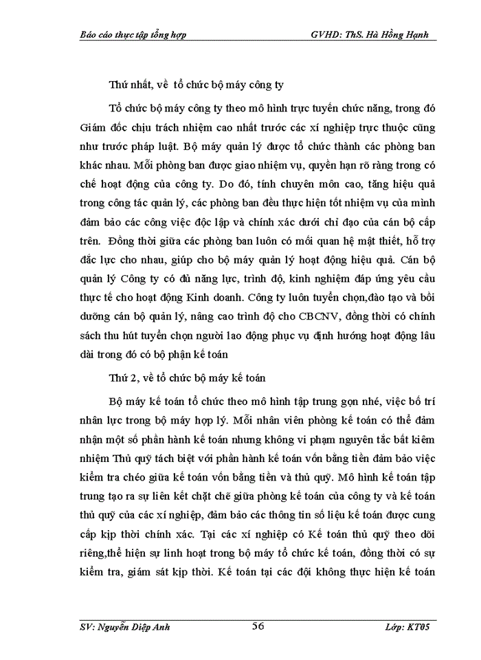 image for page Tổ chức bộ máy kế toán và hệ thống kế toán tại công ty khai thác điểm đỗ xe hà nội