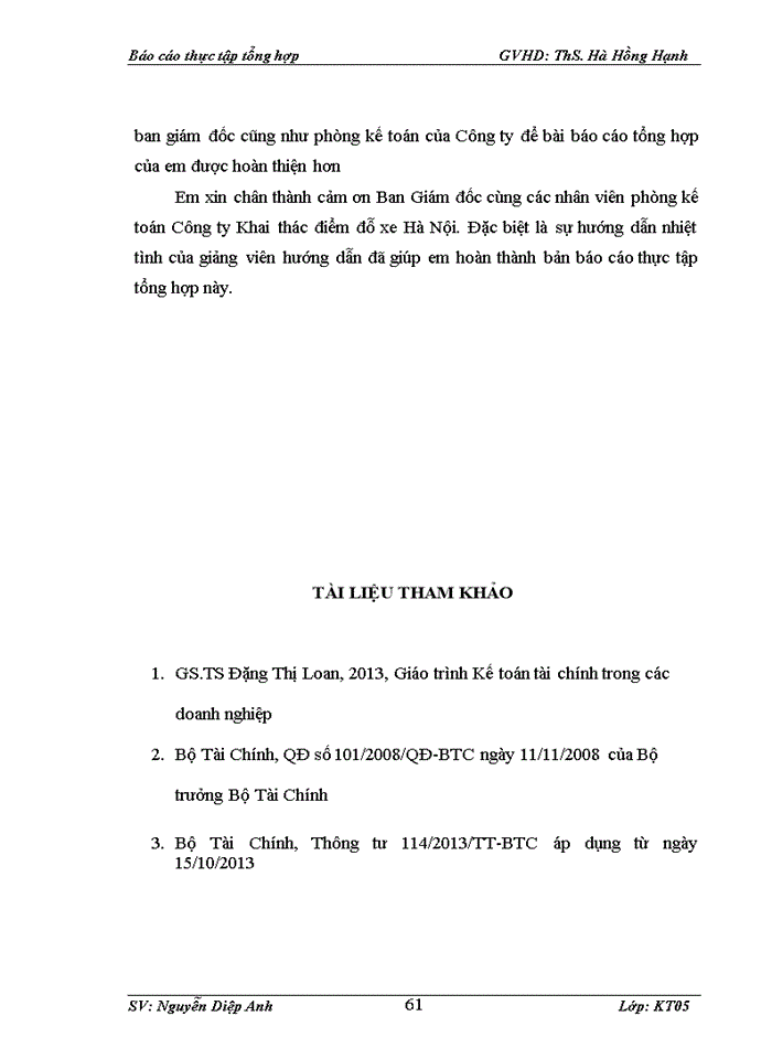 image for page Tổ chức bộ máy kế toán và hệ thống kế toán tại công ty khai thác điểm đỗ xe hà nội