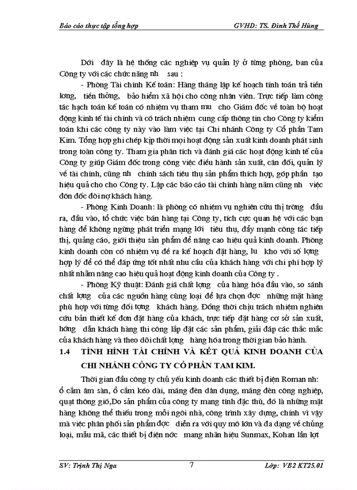 image for page Tổ chức bộ máy kế toán và hệ thống kế toán tại chi nhánh công ty cổ phần tam kim