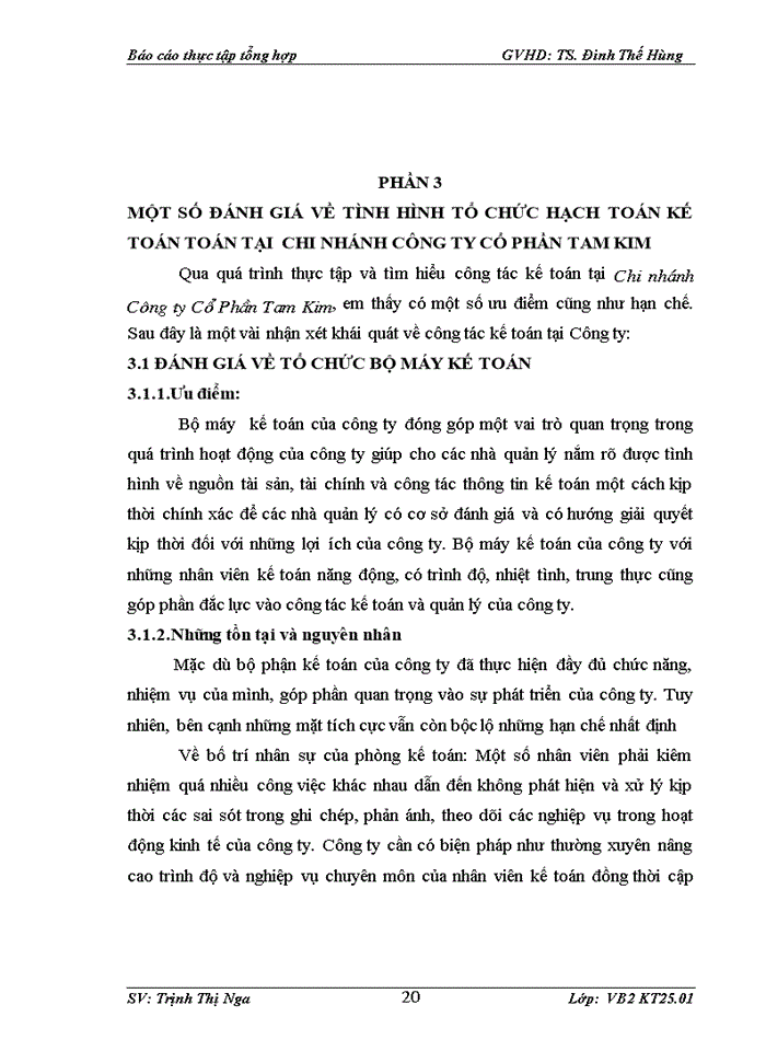 image for page Tổ chức bộ máy kế toán và hệ thống kế toán tại chi nhánh công ty cổ phần tam kim