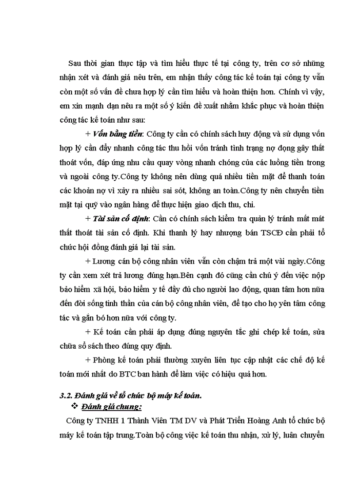 image for page Tổ chức bộ máy kế toán và hệ thống  kế toán tại Công ty TNHH 1 Thành Viên  TM DV và Phát Triển Hoàng Anh.