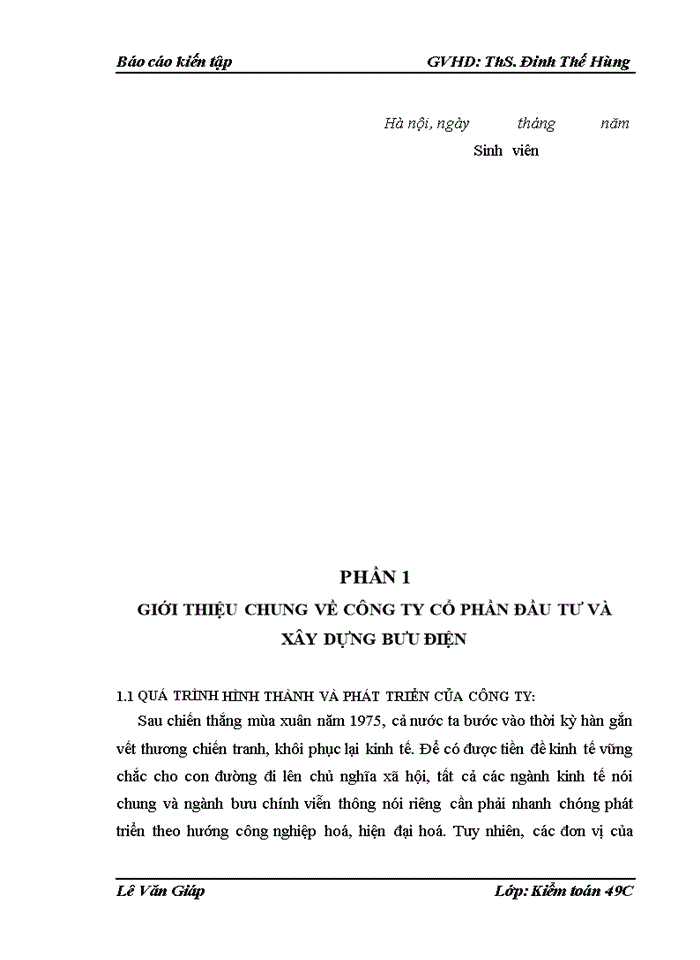 image for page Thực trạng tổ chức kế toán tại công ty cổ phần đầu tư và xây dựng bưu điện
