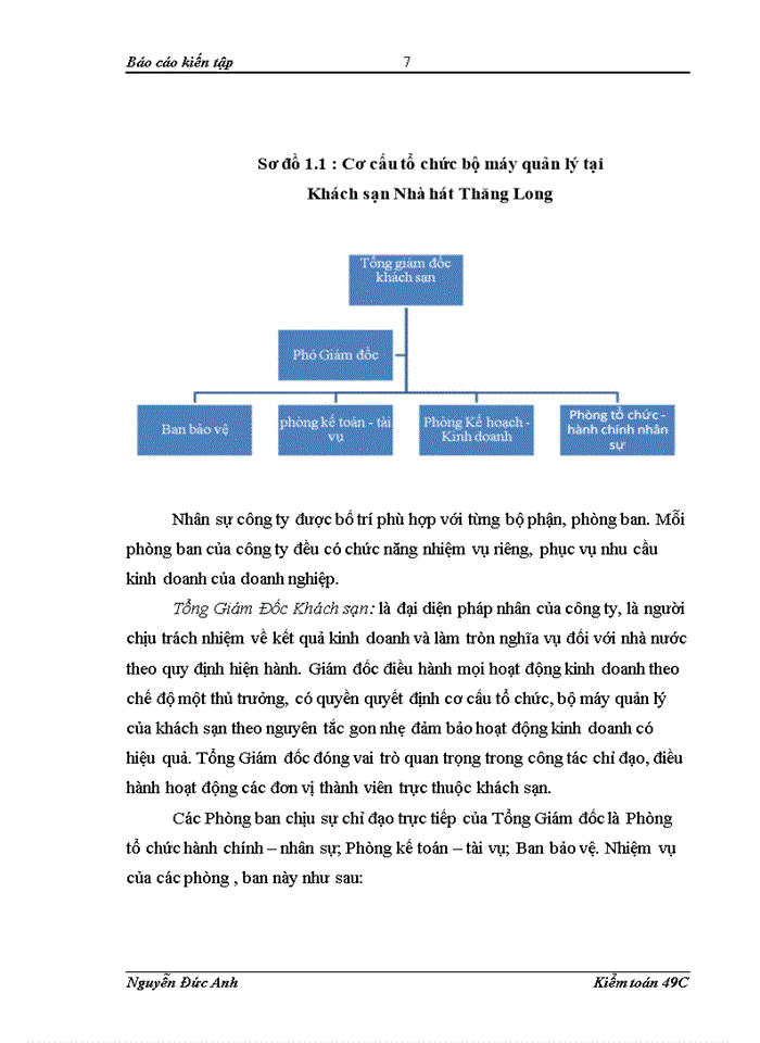 image for page Thực trạng tổ chức kế toán tại Khách sạn Nhà hát Thăng Long;