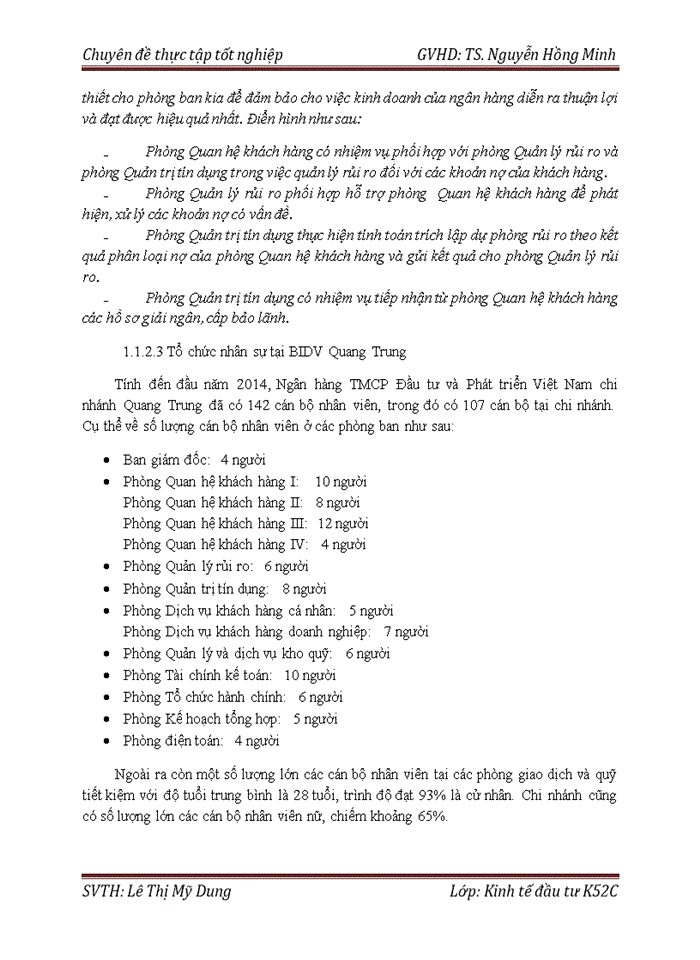 image for page Hoàn thiện công tác thẩm định các dự án đầu tư vay vốn tại Ngân hàng TMCP Đầu tư và Phát triển Việt Nam - chi nhánh Quang Trung