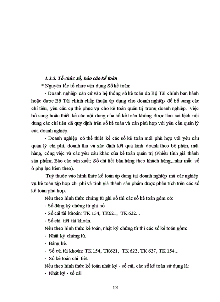 image for page Tổ chức công tác kế toán tập hợp chi phí sản xuất và tính giá thành sản phẩm tại Công ty TNHH một thành viên Chi Ha