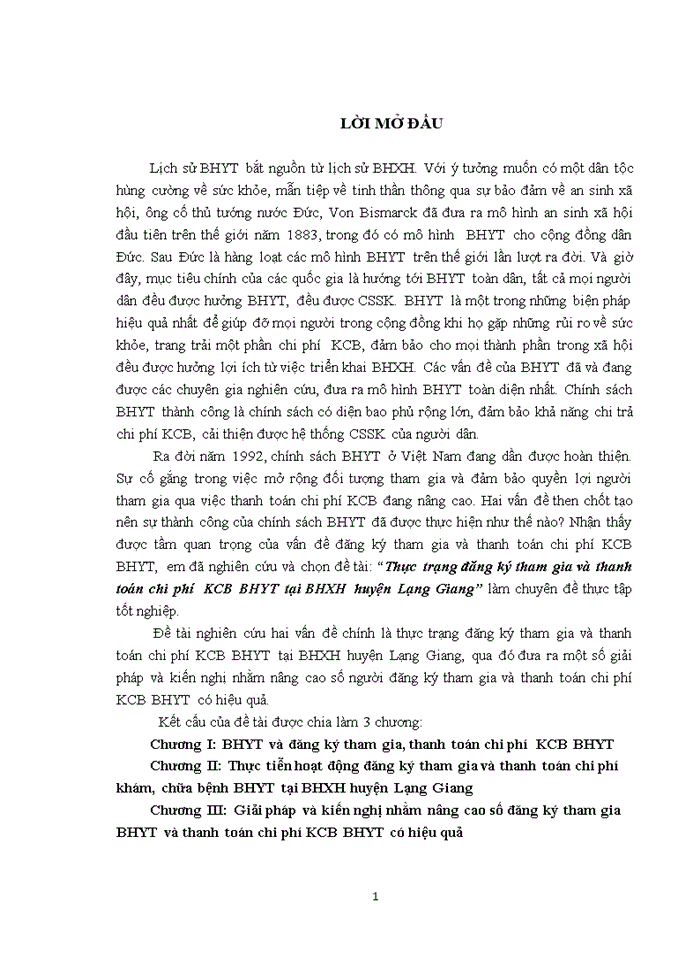 image for page Thực trạng đăng ký tham gia và thanh toán chi phí  KCB BHYT tại BHXH huyện Lạng Giang