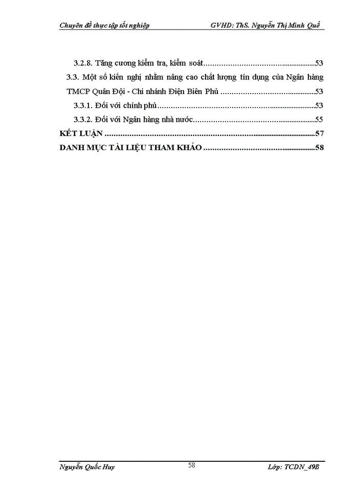 image for page Nâng cao chất lượng tín dụng tại Ngân hàng thương mại cổ phần Quân Đội – chi nhánh Điện Biên Phủ