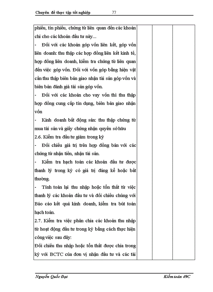 image for page Hoàn thiện quy trình kiểm toán khoản mục đầu tư tài chính dài hạn trong kiểm toán Báo cáo Tài chính do Công ty TNHH Dịch vụ Tư vấn Tài chính Kế toán và Kiểm toán (AASC) thực hiện