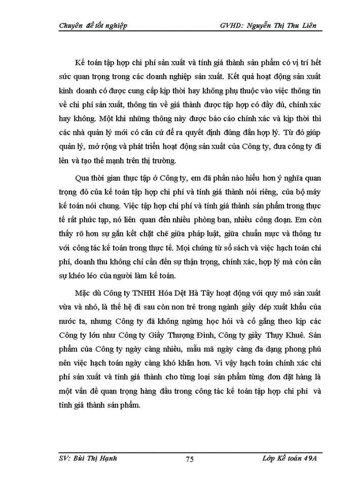 image for page Thực trạng kế toán chi phí sản xuất và tính giá thành sản phẩm tại công ty tnhh hóa dệt hà tây