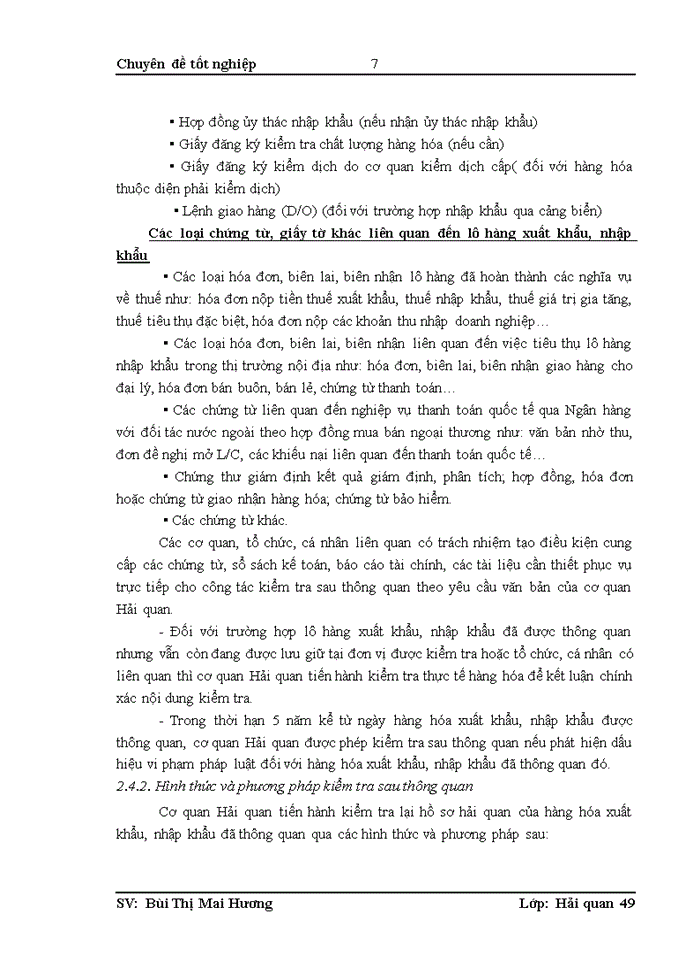 image for page Công tác kiểm tra sau thông quan tại Chi cục kiểm tra sau thông quan Hải Phòng. Thực trạng – Giải pháp