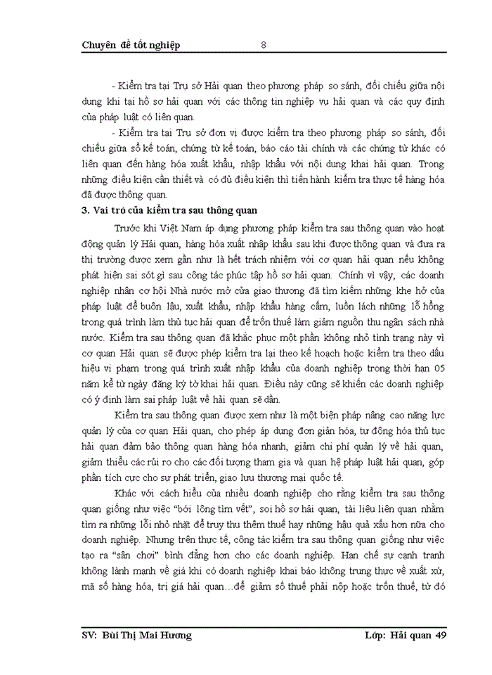 image for page Công tác kiểm tra sau thông quan tại Chi cục kiểm tra sau thông quan Hải Phòng. Thực trạng – Giải pháp