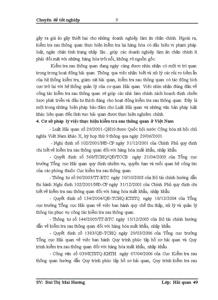 image for page Công tác kiểm tra sau thông quan tại Chi cục kiểm tra sau thông quan Hải Phòng. Thực trạng – Giải pháp