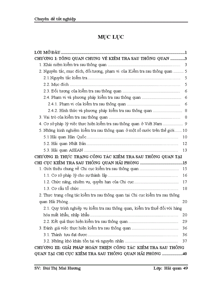 image for page Công tác kiểm tra sau thông quan tại Chi cục kiểm tra sau thông quan Hải Phòng. Thực trạng – Giải pháp