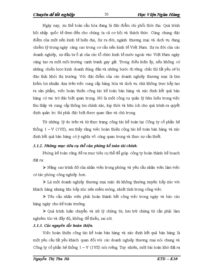 image for page Thực trạng kế toán bán hàng và xác định kết quả bán hàng tại công ty cổ phần hệ thống 1 – v (1vs)