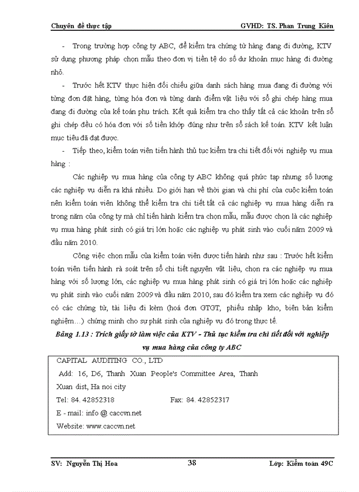 image for page Thực trạng quy trình kiểm toán chu trình mua hàng – thanh toán trong kiểm toán báo cáo tài chính do công ty TNHH Kiểm toán và tư vấn Thủ Đô (CACC) thực hiện tại công ty ABC