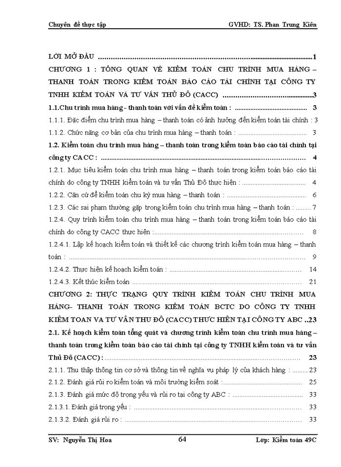image for page Thực trạng quy trình kiểm toán chu trình mua hàng – thanh toán trong kiểm toán báo cáo tài chính do công ty TNHH Kiểm toán và tư vấn Thủ Đô (CACC) thực hiện tại công ty ABC