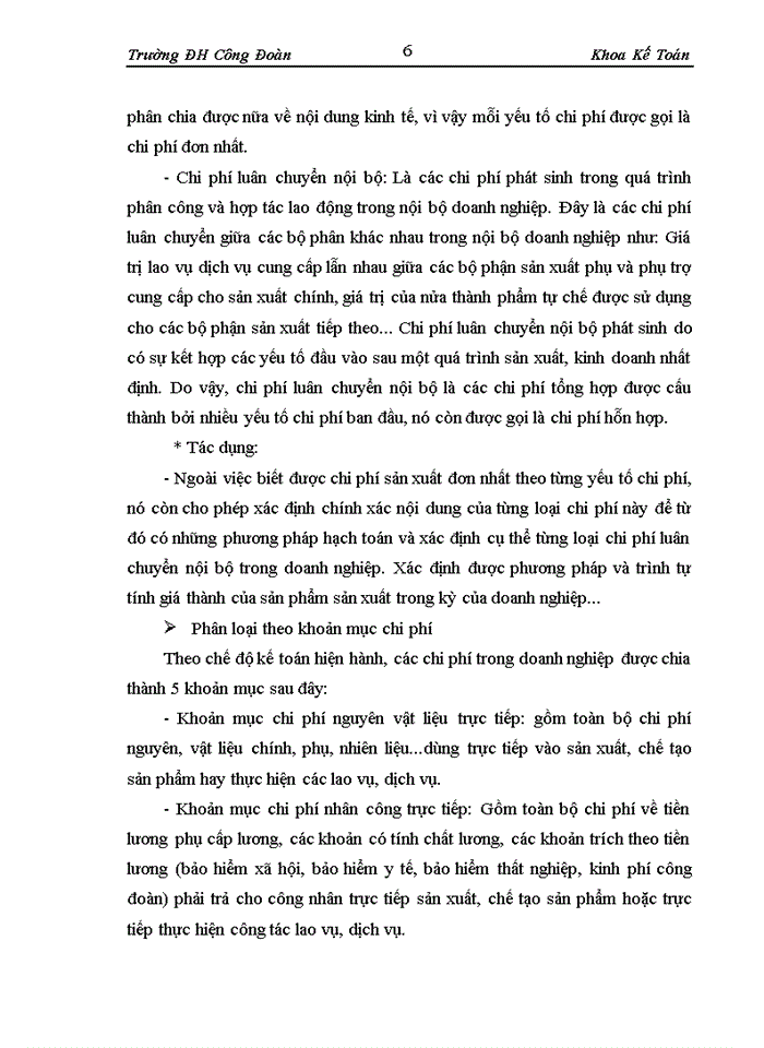 image for page Kế toán tập hợp chi phí sản xuất và tính giá thành sản phẩm trong các doanh nghiệp sản xuất.