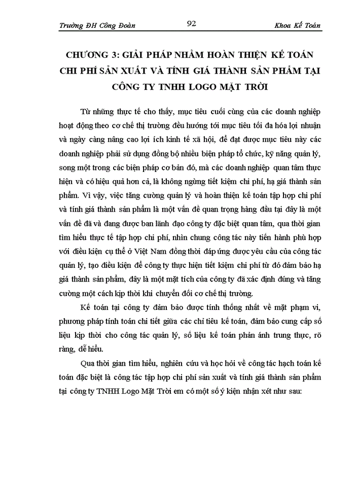 image for page Kế toán tập hợp chi phí sản xuất và tính giá thành sản phẩm trong các doanh nghiệp sản xuất.