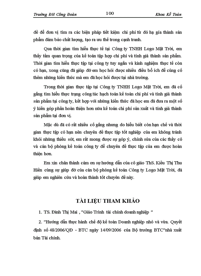 image for page Kế toán tập hợp chi phí sản xuất và tính giá thành sản phẩm trong các doanh nghiệp sản xuất.