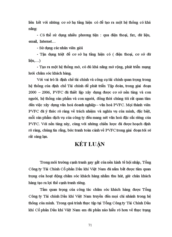 image for page Công tác chăm sóc khách hàng tại Tổng Công Ty Tài chính Cổ phần Dầu Khí Việt Nam_ Thực trạng vấn đề và giải pháp