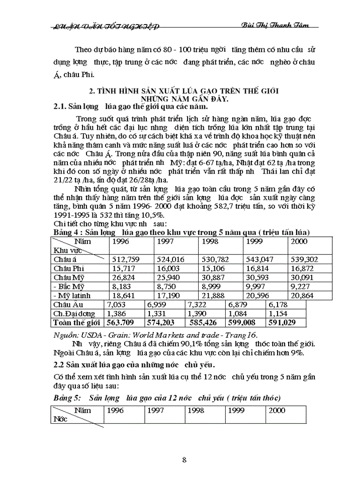 image for page Nghiên cứu tình hình thị trường gạo thế giới hiện nay