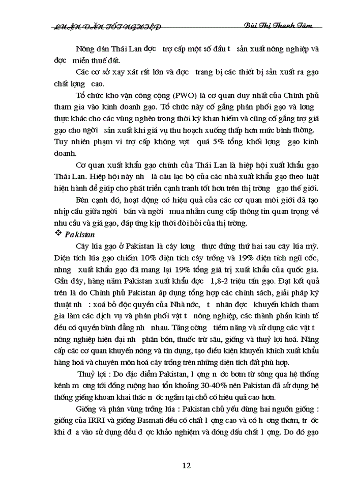 image for page Nghiên cứu tình hình thị trường gạo thế giới hiện nay