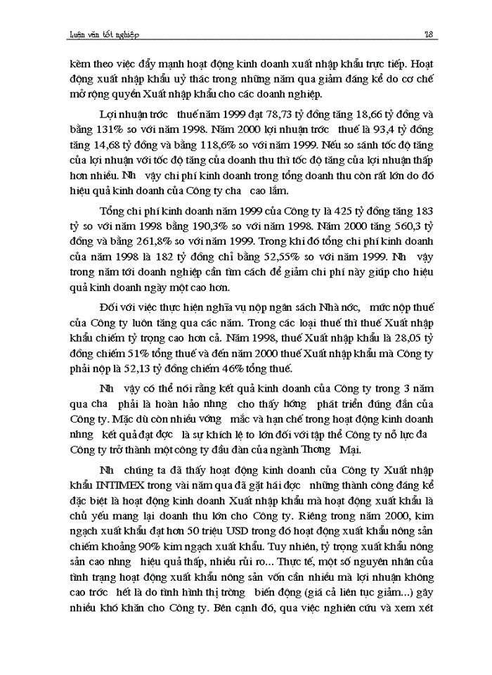 image for page Một số vấn đề về hoạt động kinh doanh Xuất Nhập Khẩu và Dịch vụ của Công ty Xuất nhập khẩu INTIMEX những năm gần đây