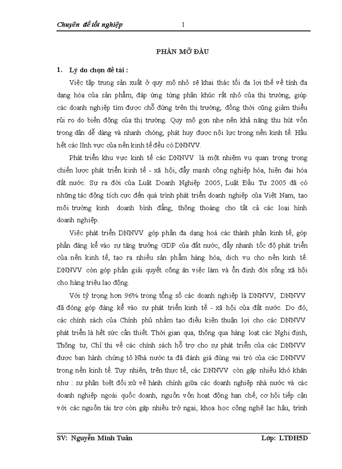 image for page Thực trạng các nguồn tài trợ cho các doanh nghiệp nhỏ và vừa ở việt nam