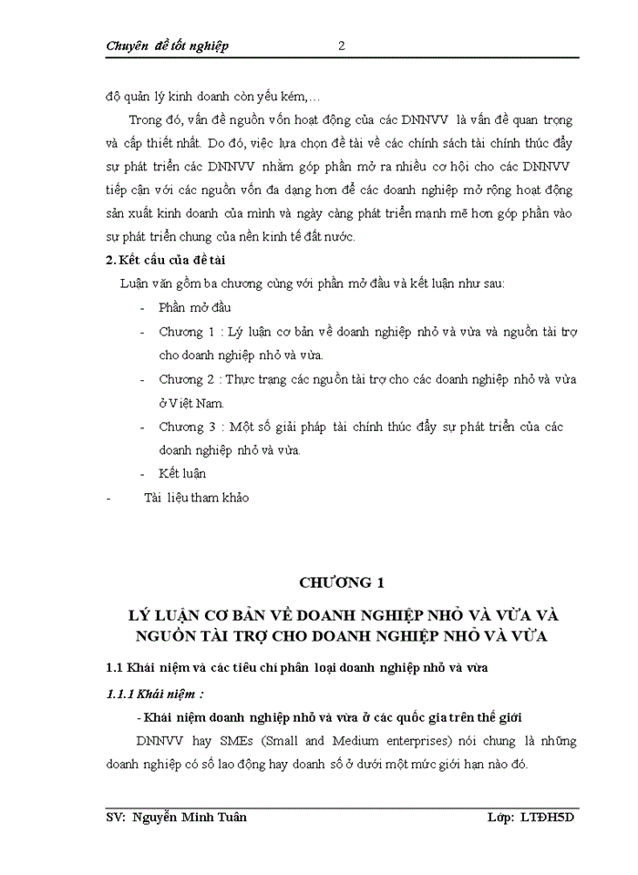 image for page Thực trạng các nguồn tài trợ cho các doanh nghiệp nhỏ và vừa ở việt nam