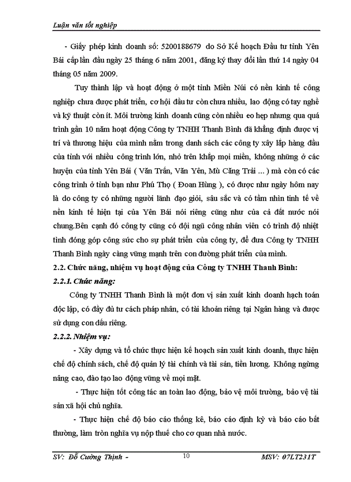 image for page Kế toán tập hợp chi phí sản xuất và tính giá thành sản phẩm tại Công ty TNHH Thanh Bình