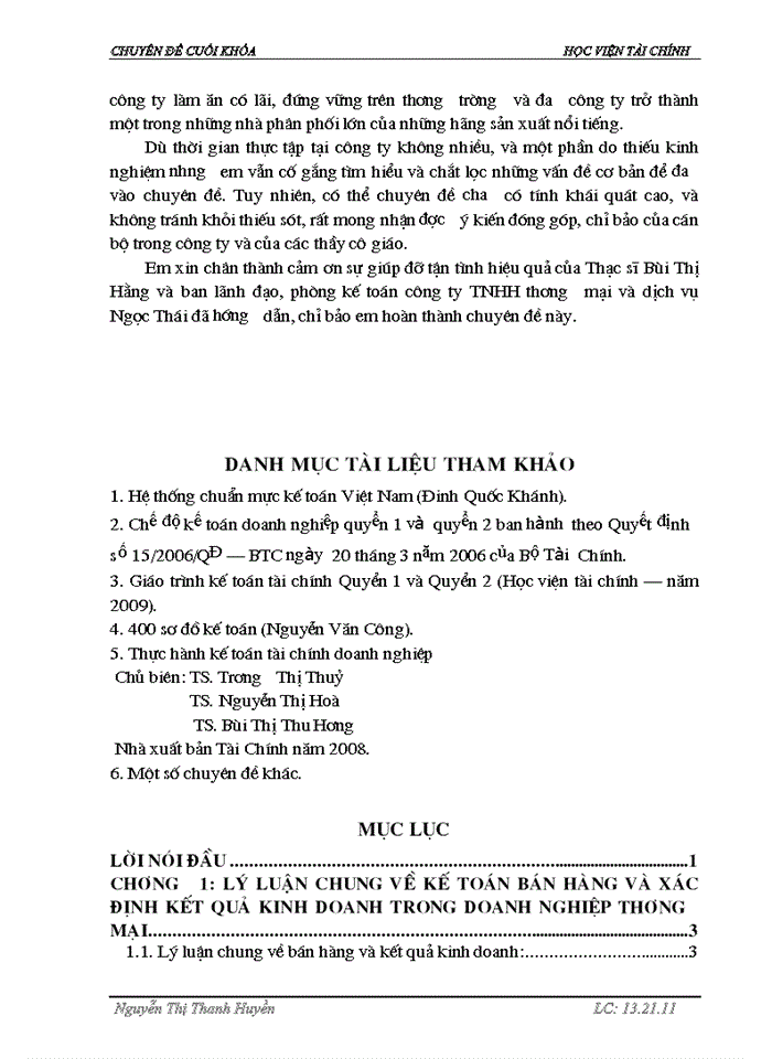 image for page Tổ chức công tác  kế toán bán hàng và xác định kết quả hoạt động kinh doanh tại công ty TNHH thương mại và dịch vụ Ngọc Thái