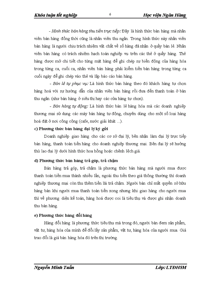 image for page Hoàn thiện công tác kế toán tiêu thụ hàng hóa và xác định kết quả kinh doanh tại Công ty TNHH Thương mại Vật tư Anh Dũng