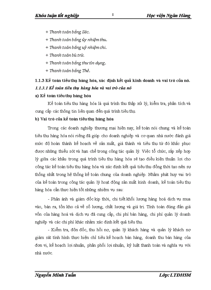 image for page Hoàn thiện công tác kế toán tiêu thụ hàng hóa và xác định kết quả kinh doanh tại Công ty TNHH Thương mại Vật tư Anh Dũng
