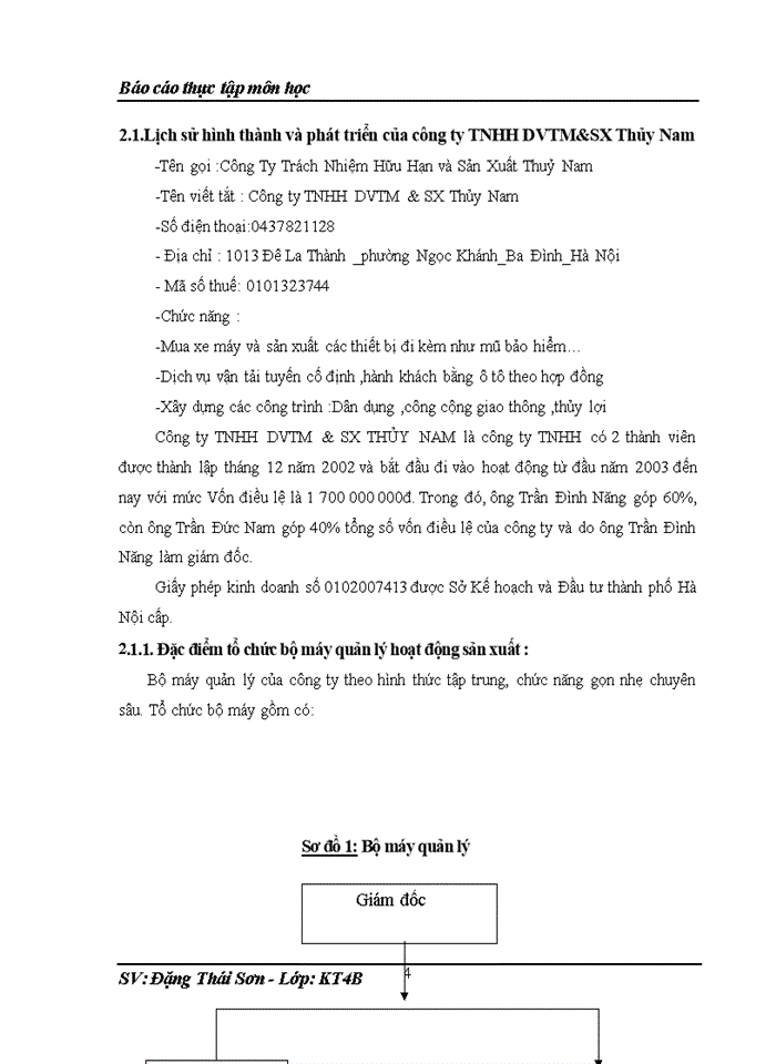 image for page Hạch toán kế toán nguyên vật liệu ,công cụ dụng cụ ở công ty  TNHH TMDV và SX Thủy Nam