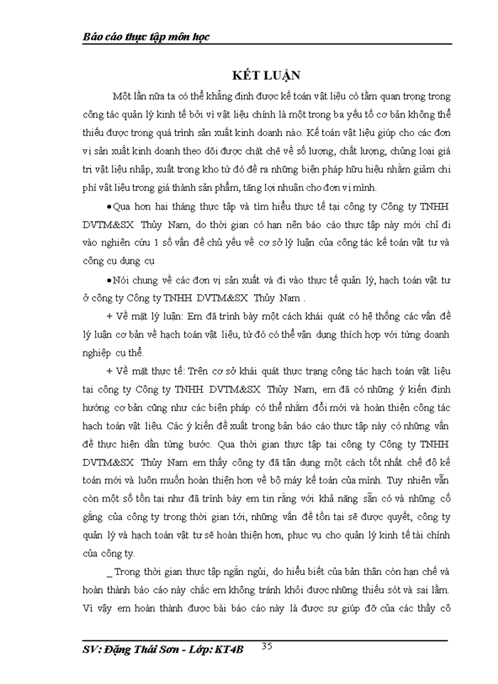 image for page Hạch toán kế toán nguyên vật liệu ,công cụ dụng cụ ở công ty  TNHH TMDV và SX Thủy Nam