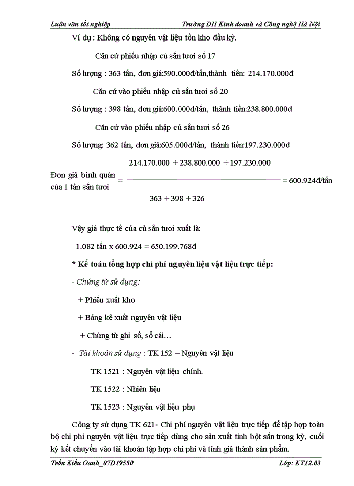 image for page Kế toán tập hợp chi phí sản xuất và tính giá thành sản phẩm tại công ty XNK nông lâm sản và vật tư nông nghiệp