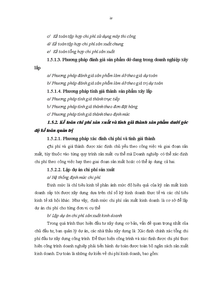 image for page Đặc điểm của hoạt động xây lắp ảnh hưởng tới chi phí sản xuất và  tính giá thành sản phẩm xây lắp