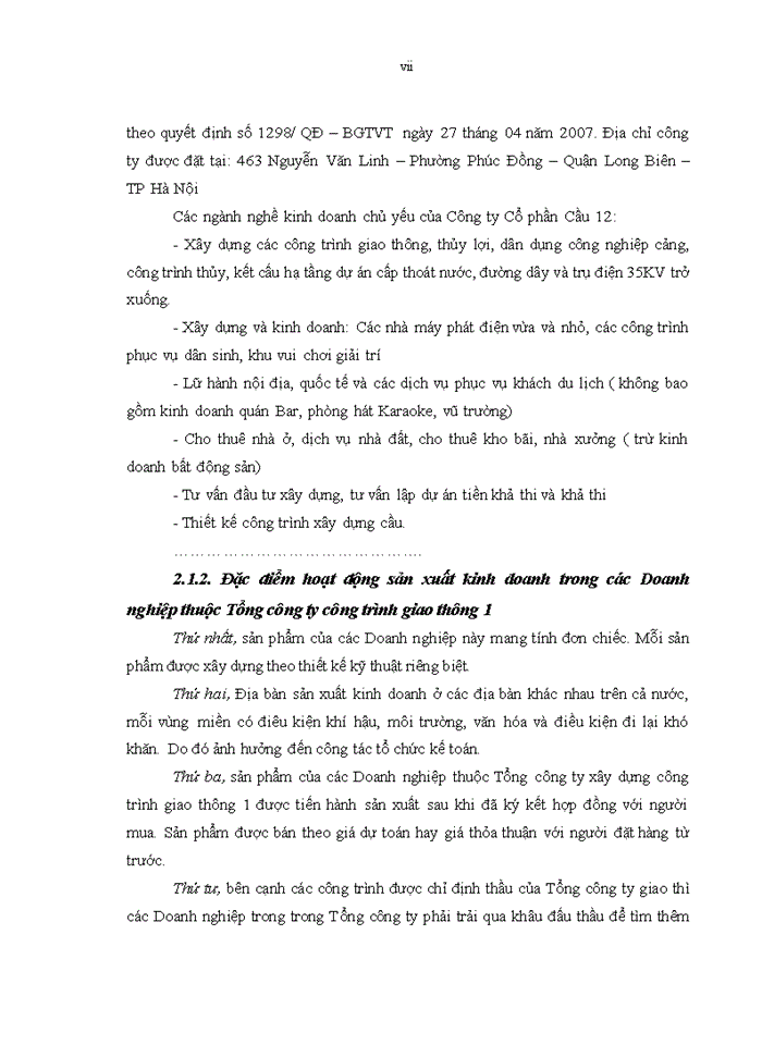 image for page Đặc điểm của hoạt động xây lắp ảnh hưởng tới chi phí sản xuất và  tính giá thành sản phẩm xây lắp