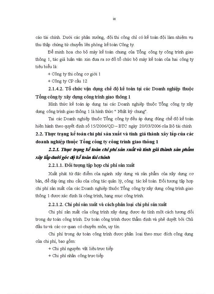 image for page Đặc điểm của hoạt động xây lắp ảnh hưởng tới chi phí sản xuất và  tính giá thành sản phẩm xây lắp