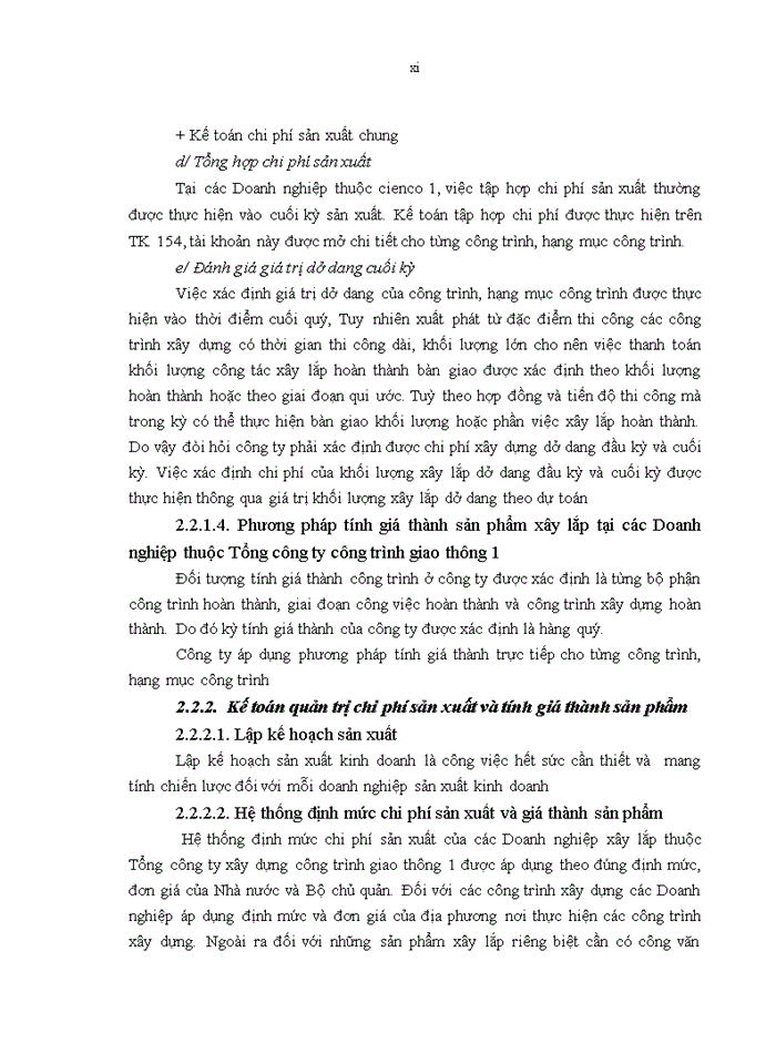 image for page Đặc điểm của hoạt động xây lắp ảnh hưởng tới chi phí sản xuất và  tính giá thành sản phẩm xây lắp