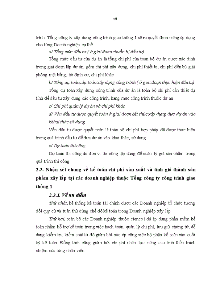 image for page Đặc điểm của hoạt động xây lắp ảnh hưởng tới chi phí sản xuất và  tính giá thành sản phẩm xây lắp