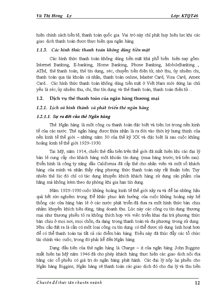 image for page Phát triển dịch vụ thanh toán sử dụng thẻ tại các Ngân hàng thương mại Việt Nam trong điều kiện hội nhập kinh tế quốc tế