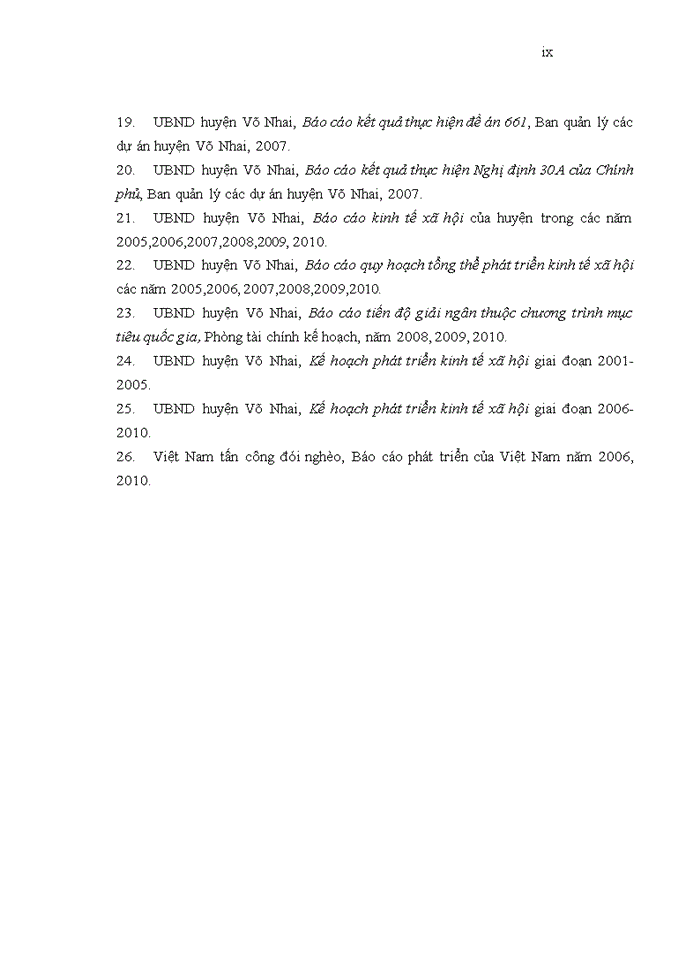 image for page Đánh giá tác động của các chương trình, dự án phát triển nông thôn tới xóa đói giảm nghèo ở huyện Võ Nhai, tỉnh Thái Nguyên