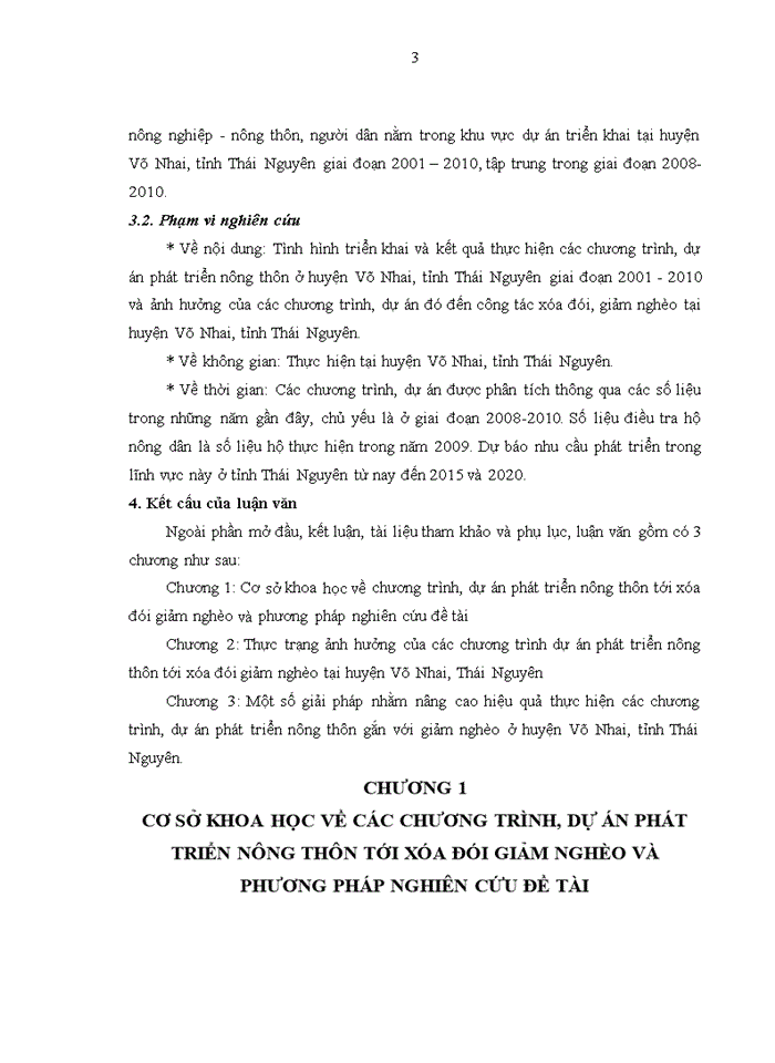 image for page Đánh giá tác động của các chương trình, dự án phát triển nông thôn tới xóa đói giảm nghèo ở huyện Võ Nhai, tỉnh Thái Nguyên