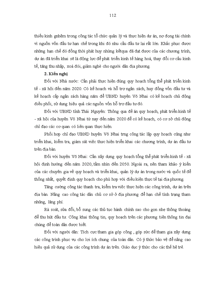 image for page Đánh giá tác động của các chương trình, dự án phát triển nông thôn tới xóa đói giảm nghèo ở huyện Võ Nhai, tỉnh Thái Nguyên