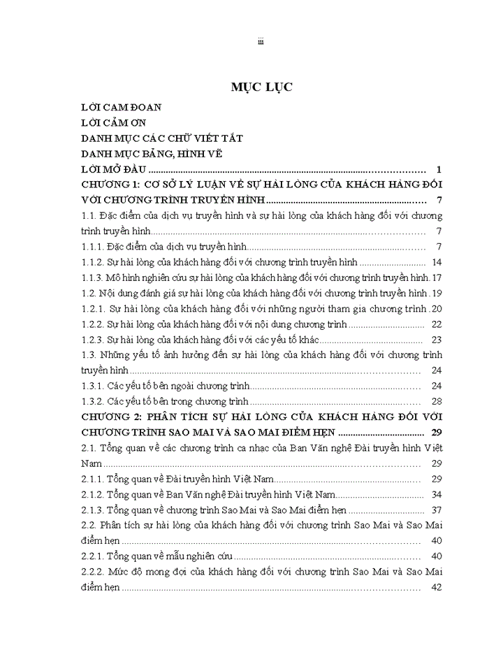 image for page Đánh giá sự hài lòng của khách hàng đối với chương trình Sao Mai và Sao Mai điểm hẹn của Ban Văn nghệ Đài truyền hình Việt Nam