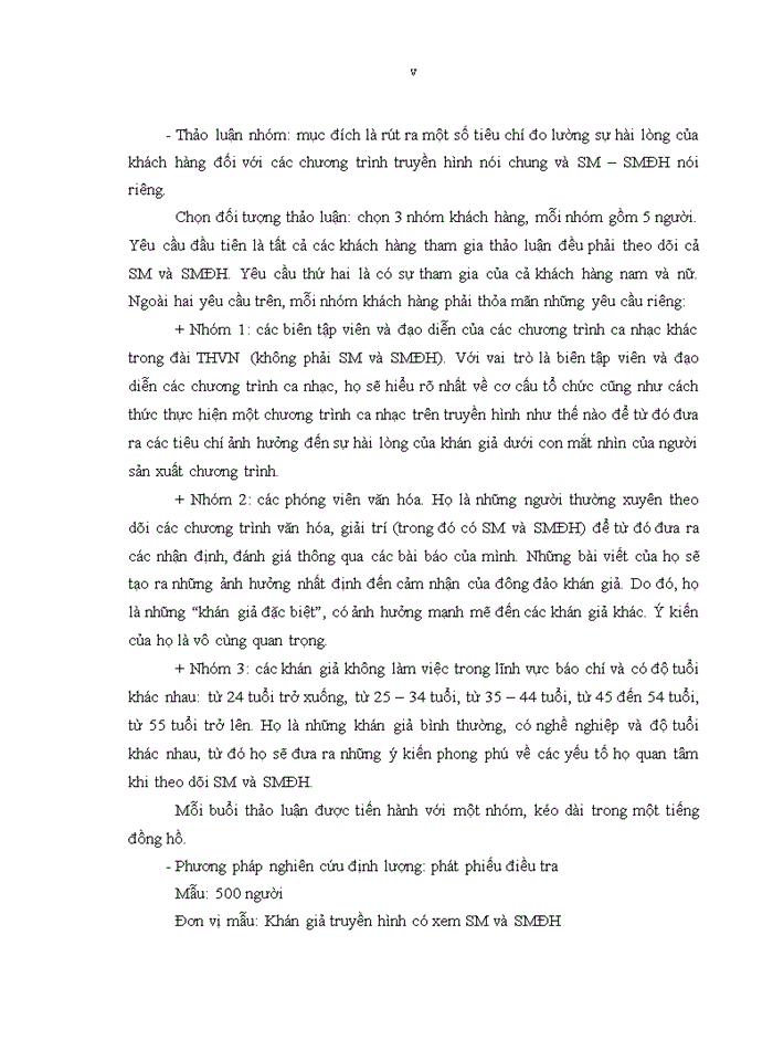 image for page Đánh giá sự hài lòng của khách hàng đối với chương trình Sao Mai và Sao Mai điểm hẹn của Ban Văn nghệ Đài truyền hình Việt Nam