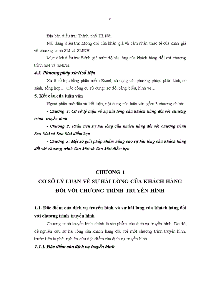 image for page Đánh giá sự hài lòng của khách hàng đối với chương trình Sao Mai và Sao Mai điểm hẹn của Ban Văn nghệ Đài truyền hình Việt Nam