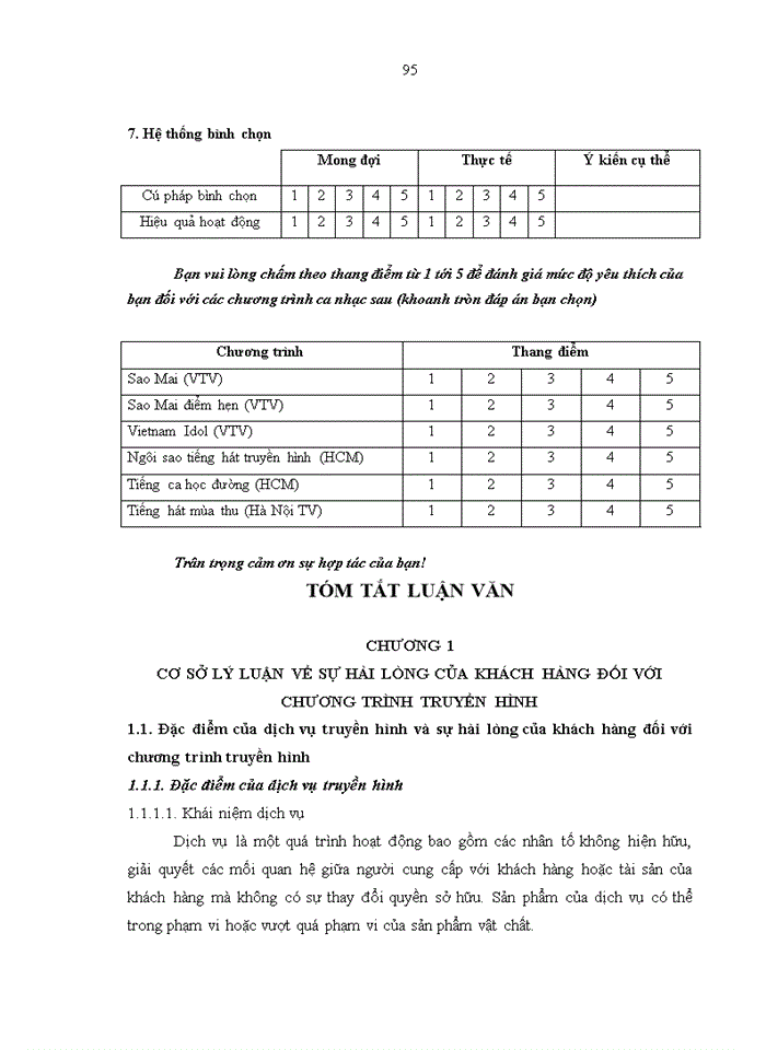 image for page Đánh giá sự hài lòng của khách hàng đối với chương trình Sao Mai và Sao Mai điểm hẹn của Ban Văn nghệ Đài truyền hình Việt Nam